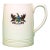 Late 20th Century The Brook "I Go on Forever" Private Mens' Club Nyc Motto Wedgwood Creamware Mug For Sale
