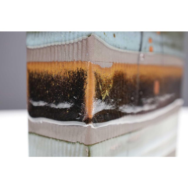 Rectangular Ceramic Vase by Albert Green (1914 - 1994) For Sale - Image 10 of 10