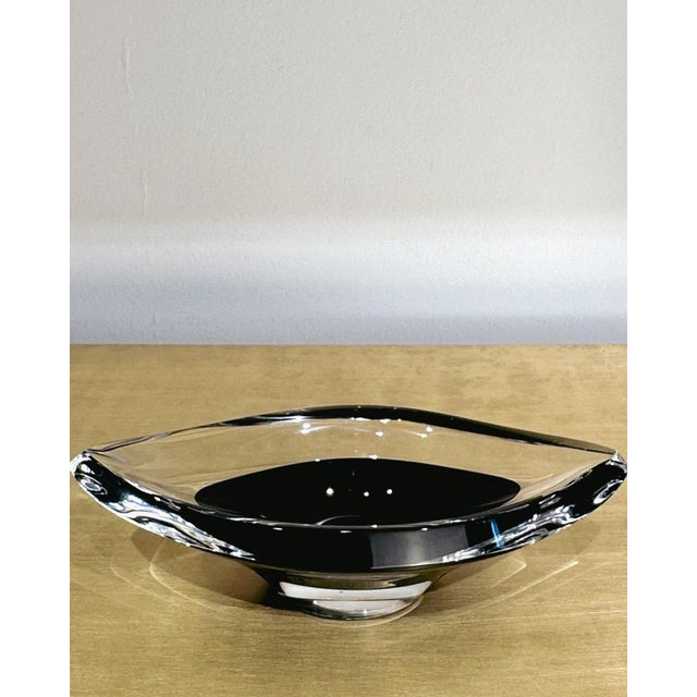 1950s Vintage Contour Vase and Bowl by Vicke Lindstrand for Kosta, 1950s, Set of 2 For Sale - Image 5 of 6