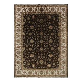 Handwoven Tabriz Style Area Rug 9x12 For Sale