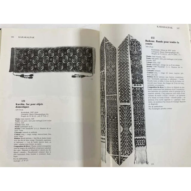 Les Tapis d'Asie Centrale Et Du Kazakhstan, Rugs of Kazakhstan French Text Book For Sale - Image 9 of 11