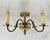 Vintage Neo-Classical Brass Eagle Wall Sconces, Belgium, 1960s, Set of 2 For Sale - Image 3 of 6