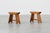 Rustic Pine Stool with Cut-Out Trestle Legs, Sweden, 1920 For Sale - Image 16 of 17