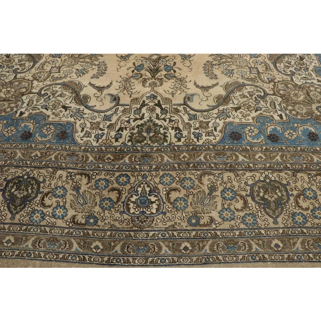 Antique Persian Tabriz Rug - 12'04 X 18'05 For Sale - Image 4 of 9