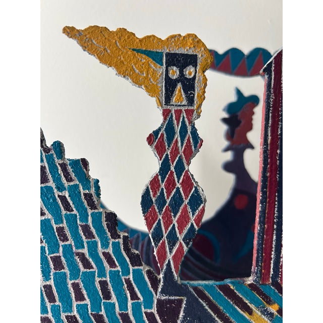 Metal Sculpture by Sandra Berry Hover Toy Theater Series, 1982 For Sale - Image 4 of 12