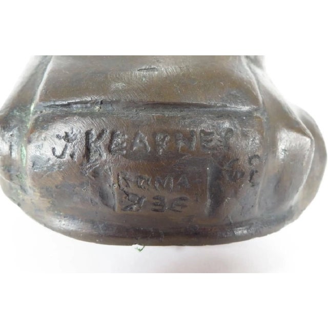 John Kearney, Automobile Bronze Sculpture Car, John Kearney Auto Toy Art Chicago Modernist, 1968 For Sale - Image 4 of 6