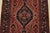 1980s Hamedan Runner 3’7” X 9’7” Red Wool Vintage Tribal Hand-Knotted Oriental Rug For Sale - Image 5 of 14