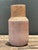 This exceptional vintage studio pottery vase embodies the quiet power of organic modernism, featuring a clean cylindrical...