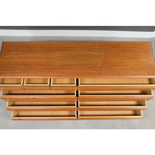 Nordisk Andels-Eksport 1960s Danish Modern Teak Dresser by Nordisk Andels-Eksport For Sale - Image 4 of 9