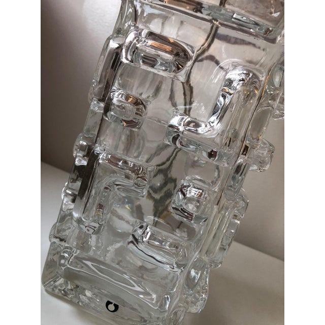 Swedish Modern Pukeberg Clear Glass Table Lamps, 1960s, Set of 2 For Sale - Image 5 of 10