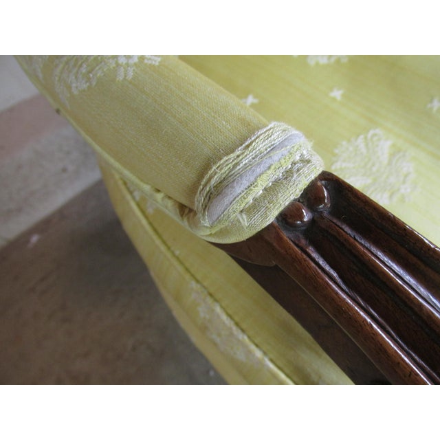 Vintage French Louis XV Style Fauteuils by Hickory Furniture Co., a Pair For Sale - Image 11 of 14