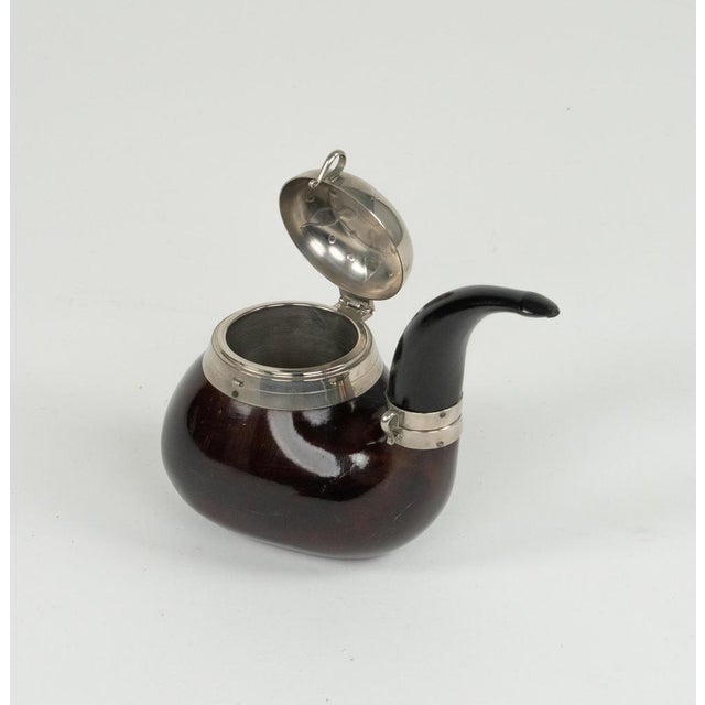 Mid-Century Modern Pipe Tobacco Holder Box by Aldo Tura for Macabo, Italy, 1950s For Sale - Image 6 of 15