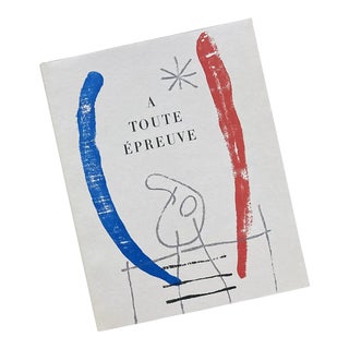 Joan Miró, a Toute Épreuve, by Paul Éluard, Republished 1984, 1st Edition For Sale