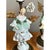 Vintage Lucite Base Porcelain Figurine Lamps - a Pair For Sale - Image 4 of 12