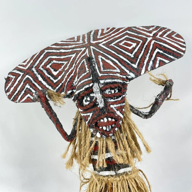 Early 20th Century Makishi Painted African Doll For Sale In Denver - Image 6 of 8