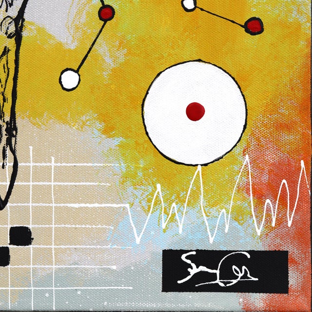 2020s The Stretch - Abstract Modern Figurative Mixed Media Original Artwork by Soren Grau For Sale - Image 5 of 9