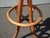 Antique Industrial Adjustable Swivel Oak Drafting Stool Barstool 1of3 ~ # 3 For Sale - Image 15 of 18