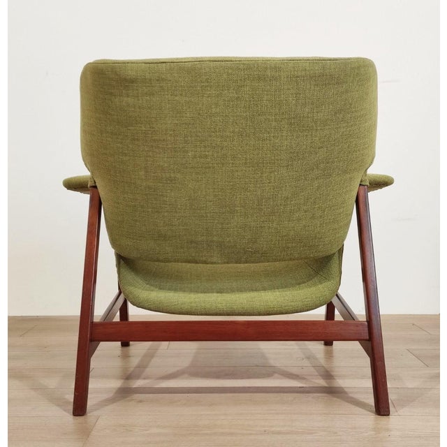 Armchair and Ottoman Mod. 849/849s by Gianfranco Frattini for Cassina, 1950s, Set of 2 For Sale - Image 9 of 12