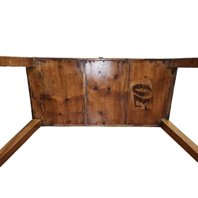 19th Century Biedermeier Walnut Flip Top Tea Table For Sale In Atlanta - Image 6 of 10