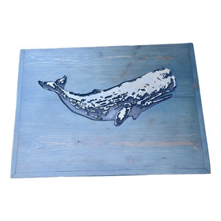 Late 19th Century Squid and Whale Blanket Chest For Sale