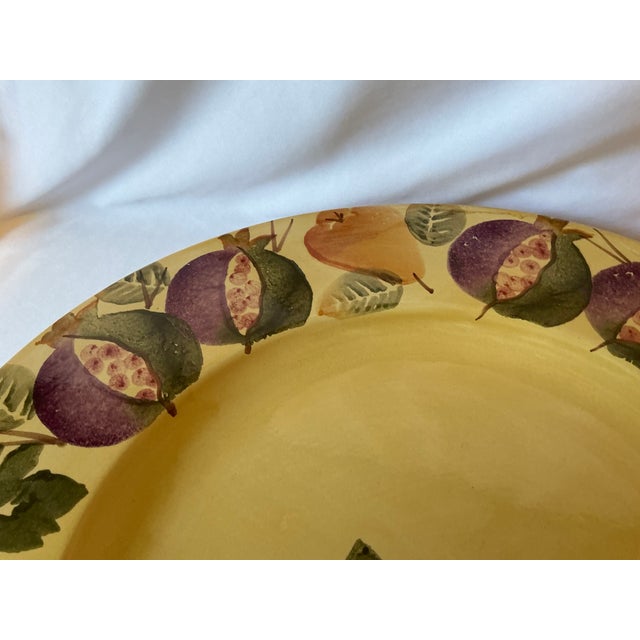 Hand Crafted and Hand Painted Italian Art Pottery Platter For Sale - Image 6 of 12