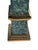 Neoclassical Green Marble & Brass Obelisk, 14.5" High For Sale In Los Angeles - Image 6 of 11