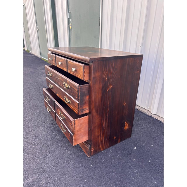 Ethan Allen Tavern Pine 3-Drawer Chest of Drawers For Sale - Image 12 of 12