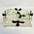 American 1980s Vintage Hollywood Regency Americana Boho Chic Napkin Holder With Holly Berry Motif, Christmas For Sale - Image 3 of 10