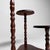 An elegant Japanese hana-dai or display stand with three round tiers, made for presenting plants, flowers, ceramics or...