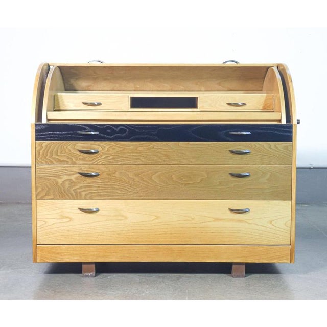 Wood Bauletto Writing Desk by G. Offredi for Saporiti For Sale - Image 7 of 18