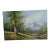 1970s Vintage Original Alpine Mountain Landscape Painting Signed Balla / Bella For Sale