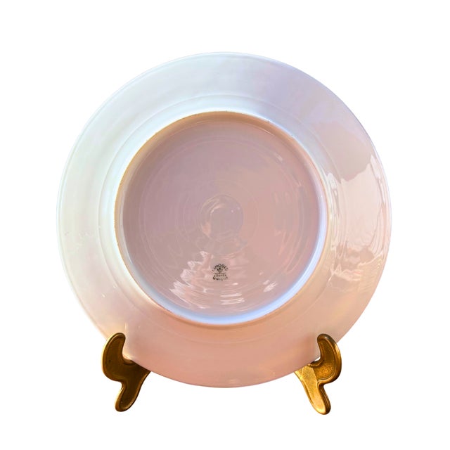 Ceramic Mid-Century French Limoges Porcelain Dinnerware with Painted Fine Gold, 1950s, Set of 20 For Sale - Image 7 of 11