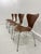 Model 3107 Chairs in Teak by Arne Jacobsen for Fritz Hansen, 1960s, Set of 4 For Sale - Image 3 of 14
