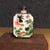 Vintage Painted Enamel on Copper Snuff Bottle – Goldfish & Lotus Motif For Sale In Los Angeles - Image 6 of 9