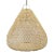 Raw Rattan Batu Drop Pendant Light Large For Sale