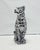 Early 21st Century Snow Leopard Ceramic Figurine by Ceramiche Boxer For Sale - Image 5 of 7