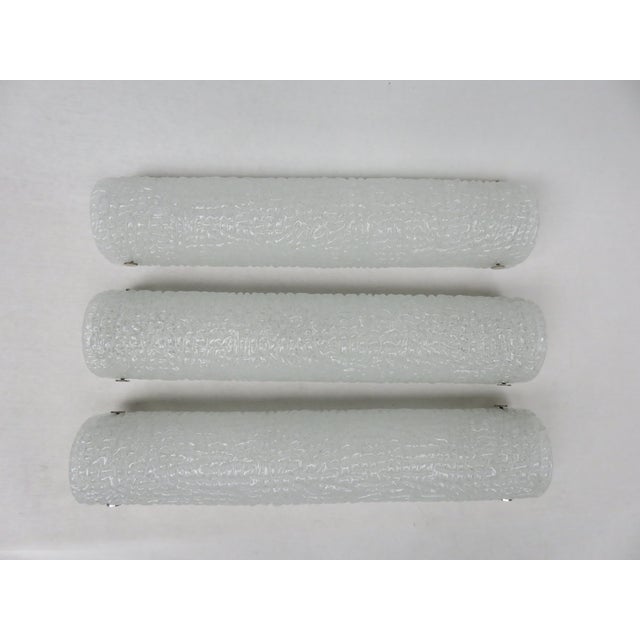 Metal Vintage Glass Wall Lights from Kaiser Leuchten, 1970s, Set of 4 For Sale - Image 7 of 18