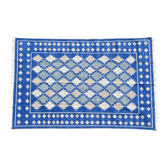Sannah Rug, 5x8, Blue For Sale