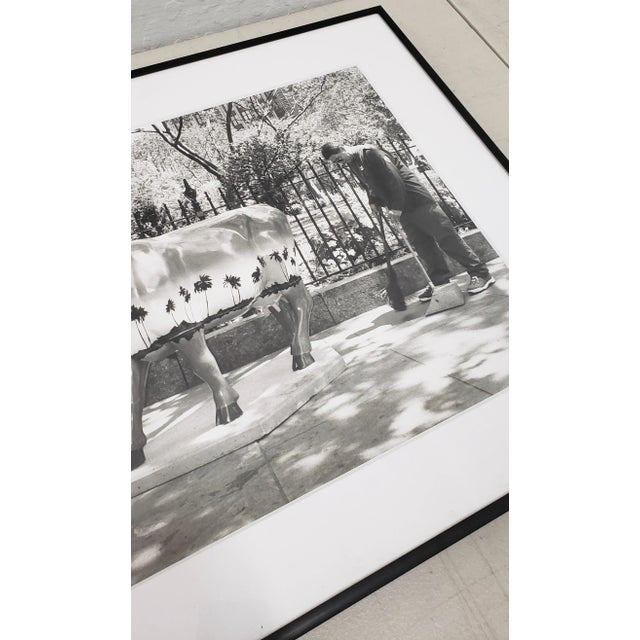 Late 20th Century Leo Theinert (American) "Clean Sweep" Original Black and White Silver Gelatin Photograph 20th C. For Sale - Image 5 of 9