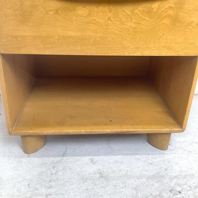 Heywood-Wakefield Encore Wheat Birch Nightstand For Sale - Image 10 of 12