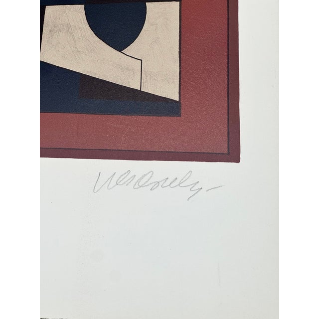 Victor Vasarely Victor Vasarely Hand Signed Original Lithograph Limited Edition 150 Op Art Geometric Abstract For Sale - Image 4 of 4