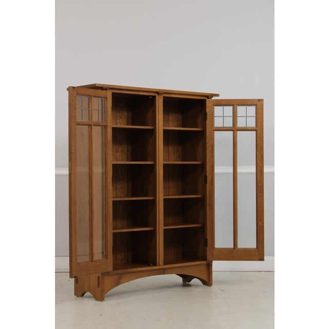 Stickley Stickley Mission Oak Arts & Crafts Bookcase For Sale - Image 4 of 16