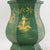 Vintage Green and Gold Hand Painted Tole Scalloped Hexagon Table Lamp Chinoiserie Temple Shape Pagoda Scene For Sale In New York - Image 6 of 15