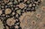 1990s Floral Pak-Persian Black/Dark Gold Wool Rug - 10'1'' X 14'0'' For Sale - Image 5 of 8
