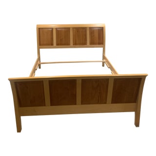 Copeland Furniture Sarah Cherry/Maple Queen Size Sleighbed For Sale