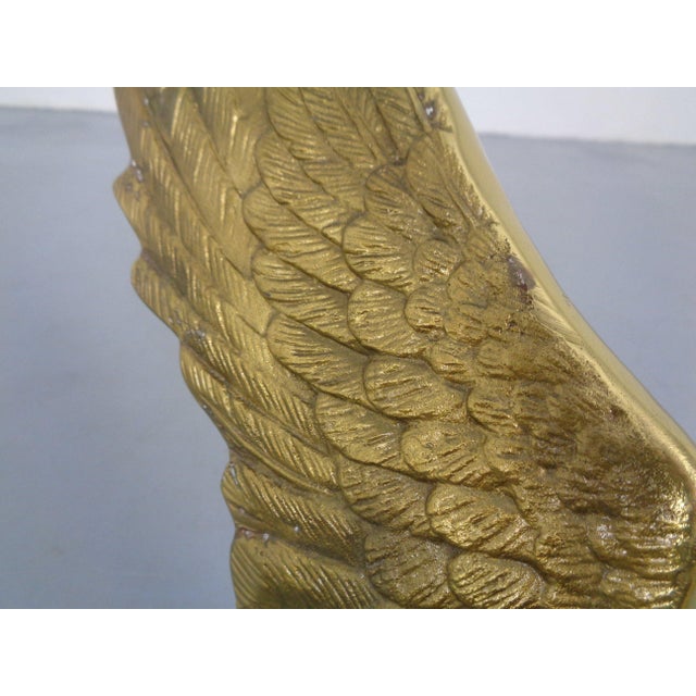 Regency Swan Coffee Table in Brass and Glass, France, 1960s For Sale - Image 18 of 18