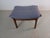 Blue Refinished Danish Footstool, 1970s For Sale - Image 8 of 10