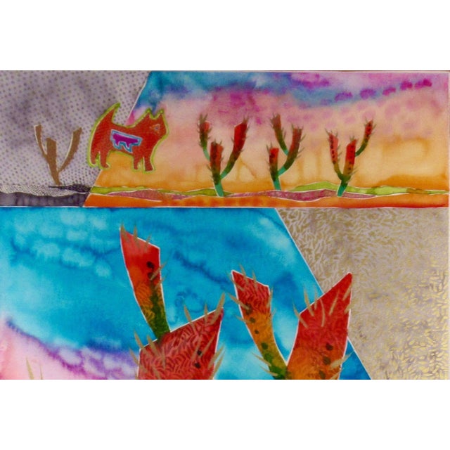 Impressionist Fran Larsen Dancing for Rain c. 1990 For Sale - Image 3 of 8