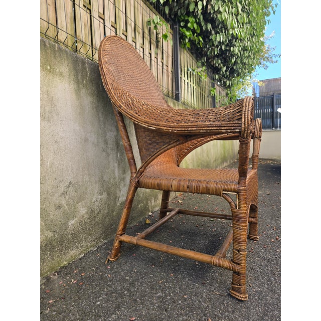 Arts & Crafts Chair in Wicker and Rattan from Dryad & Co, 1910 For Sale - Image 11 of 18