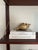 Bring refined coastal elegance into your home with this stunning vintage solid brass seashell sculpture. Measuring 10”...